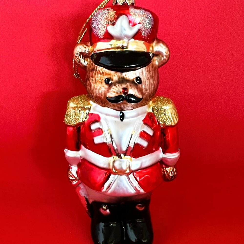Vintage Lumiere Teddy Ornament